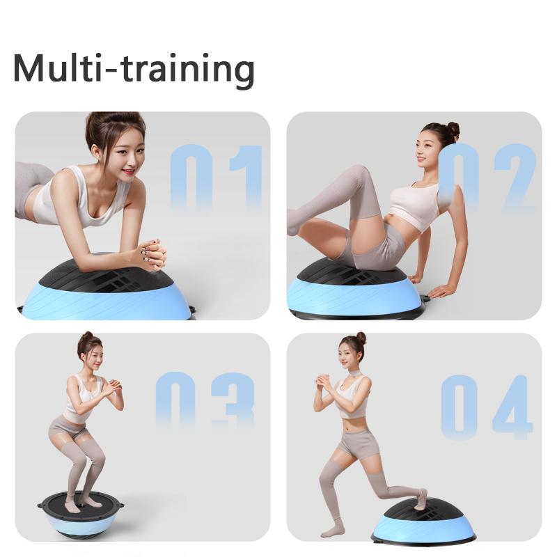Pilates Yoga Ball Exercises - Новый безопасный полумяч для йоги, специальный