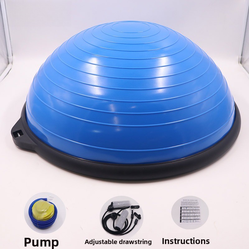 Pilates Yoga Ball Exercises - Мяч-полусфера Bosu для йоги, баланса, пилатеса,