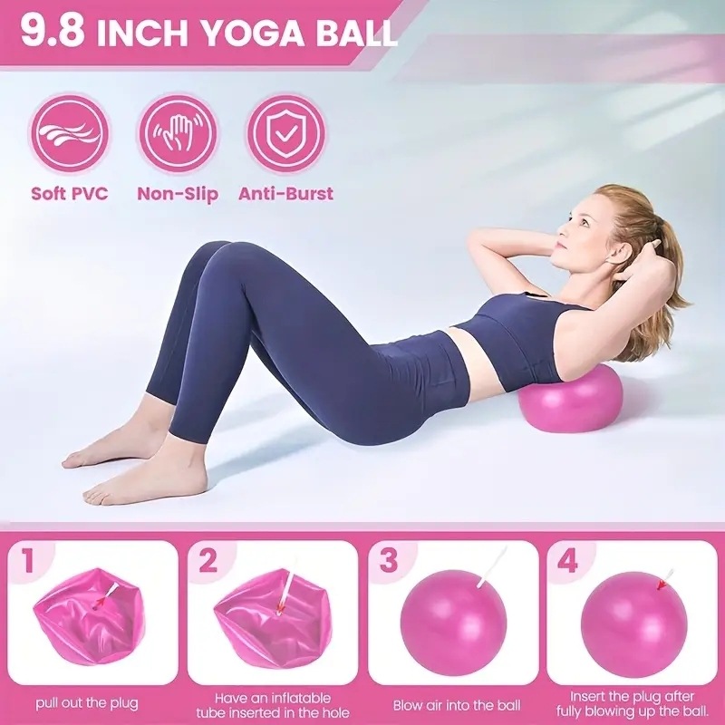 Набор оборудования для пилатес – обзор и цена Pilates Yoga Ball Exercises