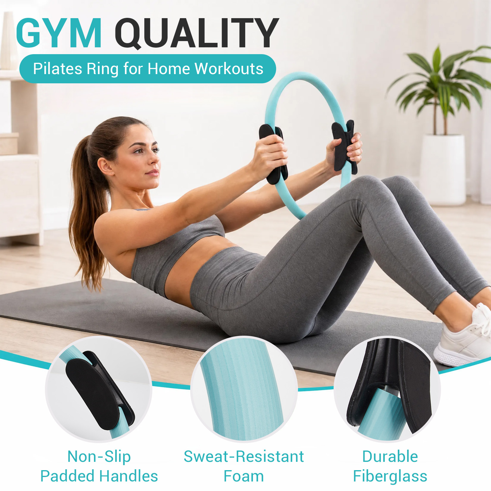 Набор для пилатеса, 6-в-1: кол – обзор и цена Pilates Yoga Ball Exercises