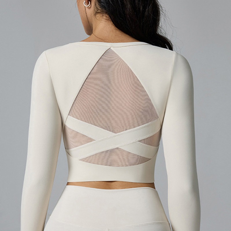 Белая спортивная футболка Clou – обзор и цена Pilates Yoga Wrap Top