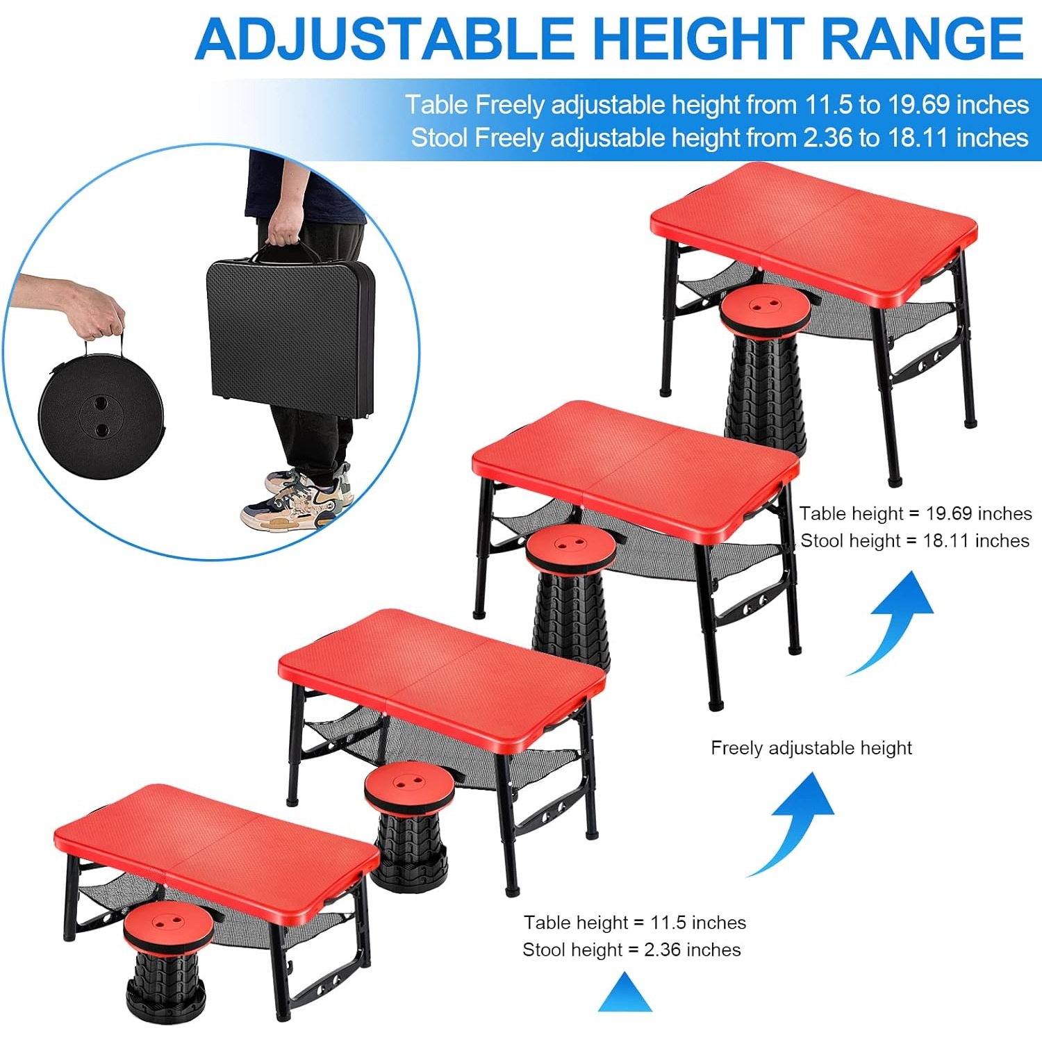 Выдвижной складной стол и набо – обзор и цена Inversion Table Fold